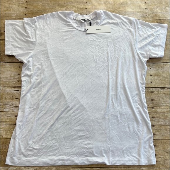 Joah Brown Tops - NWT Joah Brown Boyfriend Tee T-Shirt in White Size S/M